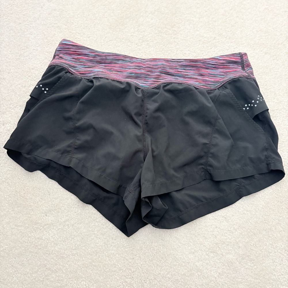 Zella Athletic Shorts with Black and Pink Accents. Size L  INV25/280